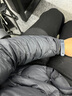 鴨鴨兒童羽絨服男女童秋冬季新款輕薄款學(xué)生內(nèi)膽中大童裝內(nèi)搭外套KX 黑色 160 曬單實(shí)拍圖