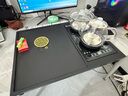 合成烏金石茶盤家用茶臺(tái)燒水壺一體辦公室全自動(dòng)套裝一體石茶盤 60*45圓+底部上水玻璃爐（一體） 曬單實(shí)拍圖