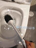 電動(dòng)馬桶刷子無(wú)死角家用衛生間硅膠軟毛廁所刷掛墻式免打孔 經(jīng)典黑壁掛款 曬單實(shí)拍圖