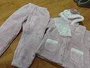 戴維貝拉（DAVE＆BELLA）HelloKitty聯(lián)名兒童睡衣冬季女童家居服套裝法蘭絨 曬單實(shí)拍圖