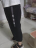 NASA LEAP 七分中裤女装夏季2021新款宽松哈伦裤直筒休闲裤运动裤子 黑色 M建议(80-100斤) 实拍图