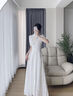 麥斯貝思白色旗袍晚禮服2025新款新中式訂婚宴禮服裙女春夏宴會(huì )年會(huì ) 象牙白長(cháng)款 M 曬單實(shí)拍圖
