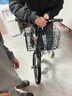 永久自行車筐車籃子車簍子山地車騎行配件前后籃掛籃電動(dòng)電瓶單車前掛 金屬折疊車籃 曬單實(shí)拍圖