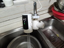 小米鍋巴電熱水龍頭免安裝即熱式凈水自來(lái)水加熱快速熱廚房寶熱水器 大屏溫度顯示 曬單實(shí)拍圖