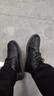 斯凱奇（Skechers）馬丁靴男軟底耐磨緩震百搭休閑鞋高幫戶外工裝鞋 BLK黑色 40 曬單實拍圖