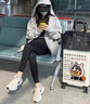 美倫博士行李箱拉桿箱旅行箱密碼箱登機箱20男女24寸大容量箱定制logo圖案 白色 24英寸 曬單實(shí)拍圖