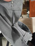 灰色西裝闊腿褲女秋冬2025新款高腰顯瘦設計感休閑垂感直筒窄版褲 灰色 L (28) 建議105-115斤 曬單實(shí)拍圖