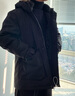 JEEP男士羽絨服男冬季情侶款戶(hù)外美式工裝服連帽保暖外套登山滑雪服女 純黑色 【85%鴨絨】 男女同款 L 建議120-140斤 曬單實(shí)拍圖
