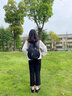 Tuban戶外超輕徒步包女夏季輕便折疊雙肩包便攜運動背包輕薄旅行登山包 黑色【折疊便攜 耐用抗撕裂】 曬單實拍圖
