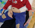 優(yōu)奇兒童褲子秋冬季寶寶加絨長褲嬰幼兒加厚保暖衛(wèi)褲男小童外穿褲 曬單實拍圖