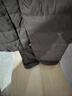 無印良品（MUJI）男式 輕量羽絨便攜式 無領(lǐng)夾克 男士羽絨服男款冬季 外套 深咖啡棕色 L (175/100A) 曬單實拍圖