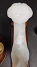 莫尼森  MOREISAN天然玉石如意擺件工藝品客廳玄關(guān)酒柜裝飾品新居喬遷禮物開業(yè)禮品 如意人參白玉精雕款50cm配底座 曬單實(shí)拍圖