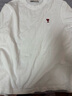 AMIPARIS【經(jīng)典款】男女同款經(jīng)典愛(ài)心款紅色愛(ài)心棉質(zhì)長(cháng)袖T恤 100白色 BFUTS235.724 L 曬單實(shí)拍圖