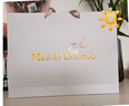 merridarno教師節禮物禮品老師純羊毛披肩女刺繡羊毛圍巾秋冬媽媽圍脖禮盒裝 原色-迎蕊 曬單實(shí)拍圖