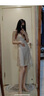 Solo seta22姆米玻尿酸真絲睡衣吊帶裙女桑蠶絲睡裙春夏送禮物 子夜粉 M 曬單實拍圖