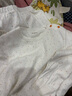 Aengbay昂貝 寶寶睡衣套裝春秋純棉居家新生兒內衣保暖衣嬰兒秋衣秋褲 白色 常規 90 cm 曬單實(shí)拍圖
