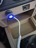 紐曼（Newsmy）車(chē)載充電器一拖三QC3.0超級快充點(diǎn)煙器轉換插頭閃充多功能usb快充 合金標準款+三合一彈簧線(xiàn) 曬單實(shí)拍圖