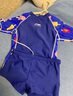 李寧（LI-NING）兒童泳衣男童分體泳衣沖浪服泳鏡泳帽套裝溫泉度假泳裝671藍(lán)色150 曬單實(shí)拍圖