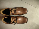 洛克華菲（Rock Fairwhale）新品男鞋百搭馬丁靴男英倫風(fēng)真皮男士休閑皮鞋復古靴子男 棕色 39 曬單實(shí)拍圖