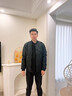 TOMMYBULL美國湯米TOMMY輕薄羽絨服男秋冬季新款韓版潮流棒球領(lǐng)鴨絨外套男 黑色 XL（130-145斤） 曬單實(shí)拍圖