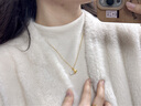 中國黃金CHINA GOLD奶瓶黃金項鏈足金和田玉吊墜七夕情人節(jié)禮物送女友老婆生日實用 足金奶瓶和田玉吊墜贈S925鏈 曬單實拍圖