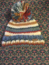 卡蒙（Kenmont）兒童手工編織彩虹粗毛線(xiàn)帽女洋氣護耳羊毛加絨針織帽男6-9歲4428 水波藍 54cm-57cm 曬單實(shí)拍圖