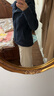 AIGLE【經(jīng)典爆款】艾高抓絨衣女士POLARTEC戶外保暖休閑 帝國深藍(lán) BI411 36(160/84A) 曬單實(shí)拍圖