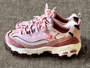 斯凱奇（Skechers）星空熊丨女子老爹鞋熊貓鞋女鞋緩震舒適時(shí)尚百搭學(xué)院風(fēng)休閑運動(dòng)鞋 豆沙色/多彩色/MVMT 38 曬單實(shí)拍圖