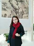 朗琦威尊圍巾女冬季保暖圍脖護頸仿羊毛加厚披肩媽媽圍巾女2024新款年會 酒紅色【80%的人選擇】 精品禮盒裝 曬單實拍圖