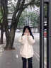 派吉鯊設計感小眾pu皮服女大碼mm棉服女加厚寬松情侶面包服2025年秋冬 咖色 S 建議70-95斤 曬單實(shí)拍圖
