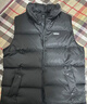 VANS范斯官方 男女情侶羽絨馬甲黑色立領(lǐng)經(jīng)典LOGO 黑色 2XL 含絨量:220g 曬單實(shí)拍圖