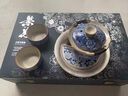 澤名家鎏銀茶具套裝實用畢業(yè)退休喬遷結(jié)新婚生日女神節(jié)禮物 青花鎏銀茶具套裝【禮盒裝】 曬單實拍圖