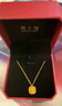 周大福 方糖足金黃金項(xiàng)鏈(工費(fèi)560)40cm 約5.6g F233240七夕禮物 曬單實(shí)拍圖