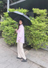 左都（ZUODU）遮陽傘加大黑膠防曬傘反向傘女晴雨兩用傘防紫外線傘upf50+太陽傘 【極夜黑10骨】加大反向+晴雨 曬單實(shí)拍圖