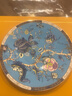 英格麗（INGRI）家用碗碟套裝中式高檔骨瓷餐具套裝歐式碗筷輕奢菜盤湯碗勺子餐具 翡翠8寸平盤（單個裝） 曬單實拍圖