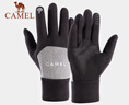 駱駝（CAMEL）戶(hù)外冬季手套女指紋解鎖觸屏騎車(chē)滑雪手套男哈爾濱旅游保暖裝備 133CB00004A，黑色 均碼 曬單實(shí)拍圖