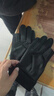尚爵尤妮 手套男冬季防寒保暖騎行手套觸屏騎車(chē)登山漏指男防風(fēng)外賣(mài)手套 黑色二指 曬單實(shí)拍圖