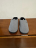 AMOJI正版厚底棉拖鞋男女秋冬棉鞋保暖防寒防滑居家室內室外足弓不臭腳 灰色 Grey 42-43 (290mm) XL碼 曬單實(shí)拍圖