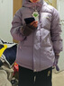 迪士尼女童羽絨服兒童三防保暖加厚外套中大童白鴨絨滑雪服DS003紫色160 曬單實(shí)拍圖