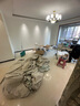 驚鯢 新中式吊燈全銅客廳燈古典禪意餐廳燈廣東中山燈具套餐三室兩廳 10頭【全銅+紅木】全光譜三色 曬單實(shí)拍圖