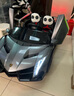 小熒星（xiaoyingxing）蘭博基尼雙座兒童電動(dòng)車(chē)四輪遙控汽車(chē)四驅可坐人寶寶小孩搖擺玩具 豪華版烤漆銀：MP4顯示屏+軟輪皮座椅+14A電瓶 正版授權蘭博基尼 曬單實(shí)拍圖