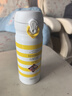 膳魔師(THERMOS) 保溫杯不銹鋼水杯黃條紋400ml保冷杯子男女禮物JNL-403 曬單實(shí)拍圖