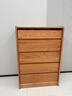 全友家居北歐風(fēng)櫻桃實(shí)木斗柜家用客廳臥室家具收納儲物置物柜床頭尾柜 櫻桃木|五斗柜 曬單實(shí)拍圖