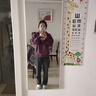 絲柏舍加絨衛(wèi)衣2025秋裝新款女裝時(shí)尚落肩袖抽繩字母圖案上衣 曬單實(shí)拍圖