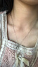 YOUR-D999足銀項鏈女無(wú)吊墜鎖骨鏈素鏈925銀鏈子配鏈萬(wàn)能裸鏈條細款配飾 925銀滿(mǎn)天星鏈45cm 細款 曬單實(shí)拍圖