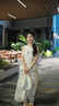DXOT白色田園風(fēng)無袖背心連衣裙女2025新款夏季小個(gè)子小眾設(shè)計(jì)碎花長裙 連衣裙 M 45/55kg 曬單實(shí)拍圖