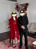 鉑朗尼奧紅色大衣結婚新娘中長(cháng)款加厚喜慶毛呢女士冬季新年戰袍呢子外套 紅色外套 XL 建議135-155斤 曬單實(shí)拍圖