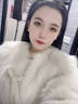 馬迪安2025秋冬新款韓版皮草短外套女仿狐貍毛大衣毛毛減齡小香風(fēng)棉服女 白色 【加棉加厚】 M 【適合101-115斤】】 曬單實(shí)拍圖