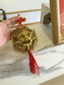 善揚(yáng)黃銅獅咬劍八卦鏡掛件凹凸鏡家用大門(mén)虎頭牌獸頭睚眥獅咬劍掛擺件 精品銅獅咬劍直徑9cm【送流蘇】 曬單實(shí)拍圖