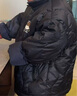 馬·拉?。∕.Latin）/童裝兒童羽絨服冬新款男小童印花翻領輕薄羽絨服 藏青 110 cm 曬單實拍圖